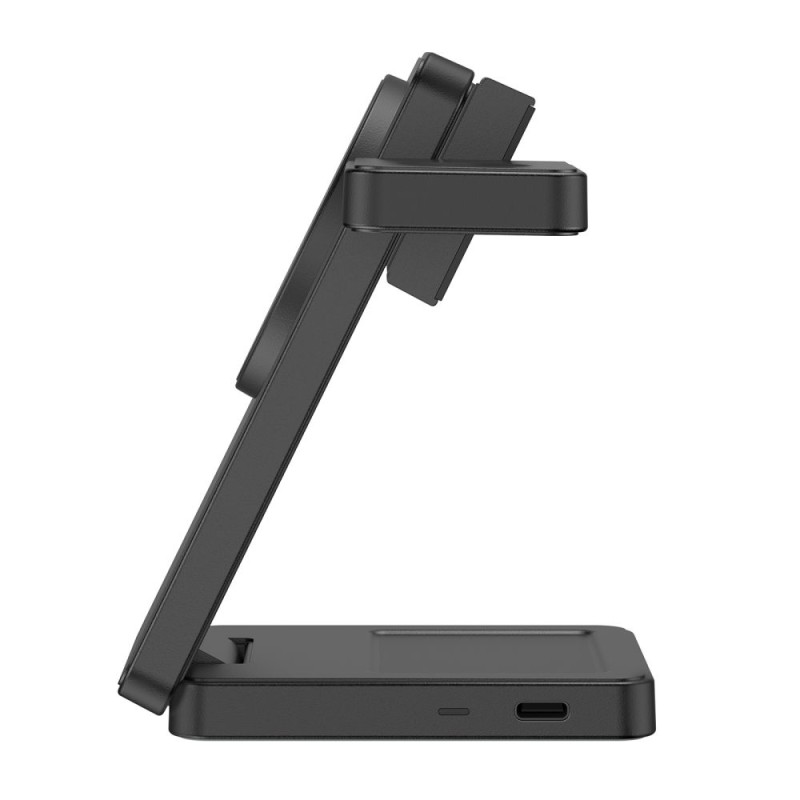 TECH-PROTECT A56 3in1 магнитна MagSafe безжична зарядна станция 25W Qi2.2 Black TECH-PROTECT A56 3in1 магнитна MagSafe безжична зарядна станция 25W Qi2.2 Black