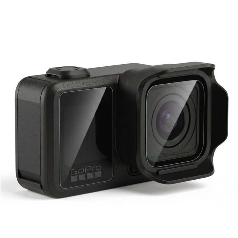 Комплект защитни Tech-Protect Foil & Glass Fit+ 2-SET за GoPro MISSION 1 / PRO (CLEAR) - Комплект защитни Tech-Protect Foil & Glass Fit+ 2-SET за GoPro MISSION 1 / PRO (CLEAR) - 5906302324439