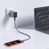 Tech-Protect PowerVision NC45W-GaN 45W мрежово зарядно USB-C (1 порт) PD 3.2, тъмносиво Tech-Protect PowerVision NC45W-GaN 45W мрежово зарядно USB-C (1 порт) PD 3.2, тъмносиво