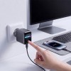 Tech-Protect PowerVision NC45W-GaN 45W мрежово зарядно USB-C (1 порт) PD 3.2, тъмносиво Tech-Protect PowerVision NC45W-GaN 45W мрежово зарядно USB-C (1 порт) PD 3.2, тъмносиво