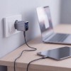 Tech-Protect PowerVision NC45W-GaN 45W мрежово зарядно USB-C (1 порт) PD 3.2, тъмносиво Tech-Protect PowerVision NC45W-GaN 45W мрежово зарядно USB-C (1 порт) PD 3.2, тъмносиво