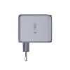 TECH-PROTECT POWERVISION NC100W-GaN 3-портова мрежова зарядна 100W PD / QC3.0 (тъмносив) TECH-PROTECT POWERVISION NC100W-GaN 3-портова мрежова зарядна 100W PD / QC3.0 (тъмносив)