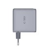 TECH-PROTECT POWERVISION NC140W-GaN 4-портов мрежов зарядeн адаптер 140W, PD + QC3.0 (тъмносив) TECH-PROTECT POWERVISION NC140W-GaN 4-портов мрежов зарядeн адаптер 140W, PD + QC3.0 (тъмносив)