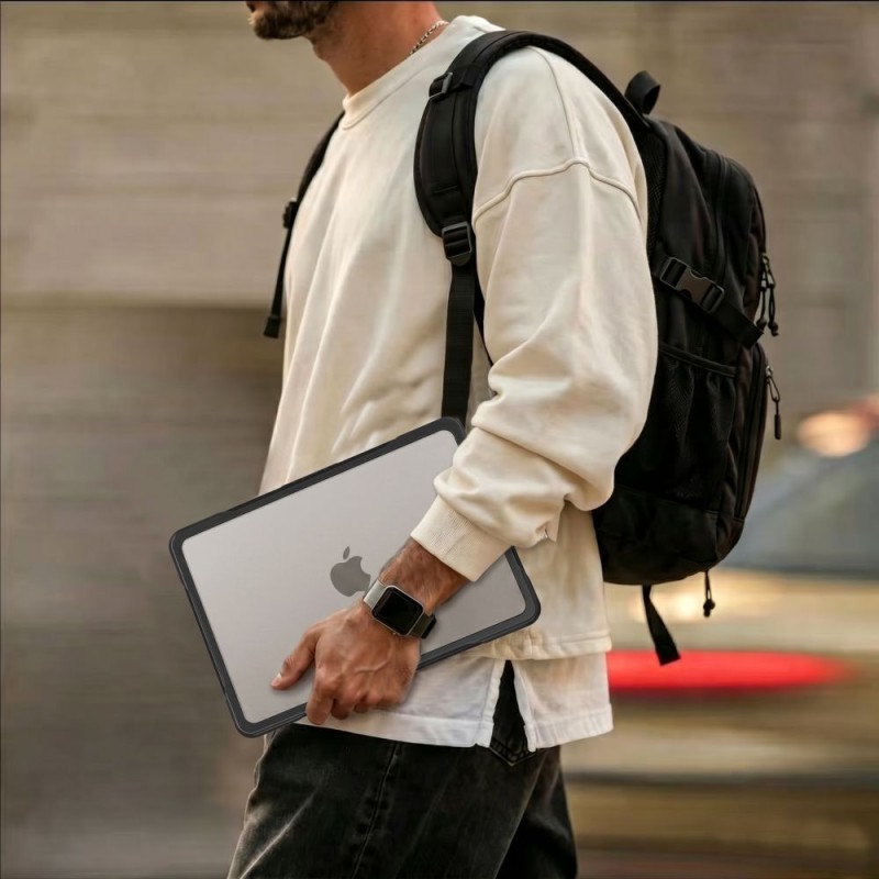 TECH-PROTECT VELAR за MacBook Air 15 M2-M5 2023-2026 Black/Matte Clear (5906302324507) - TECH-PROTECT VELAR за MacBook Air 15 M2-M5 2023-2026 Black/Matte Clear (5906302324507) - 5906302324507