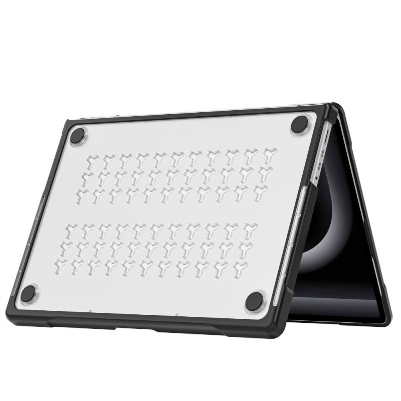 TECH-PROTECT VELAR защита за MacBook Pro 16 (M1–M5 / M5 Pro / M5 Pro Max) 2021–2026, черна матова/прозрачна - 5906302324521