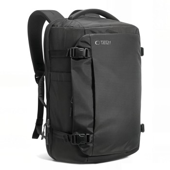 Tech-Protect Defender S70 – раница за лаптоп 24L за Ryanair & Wizz Air, 40×30×20 см, черна