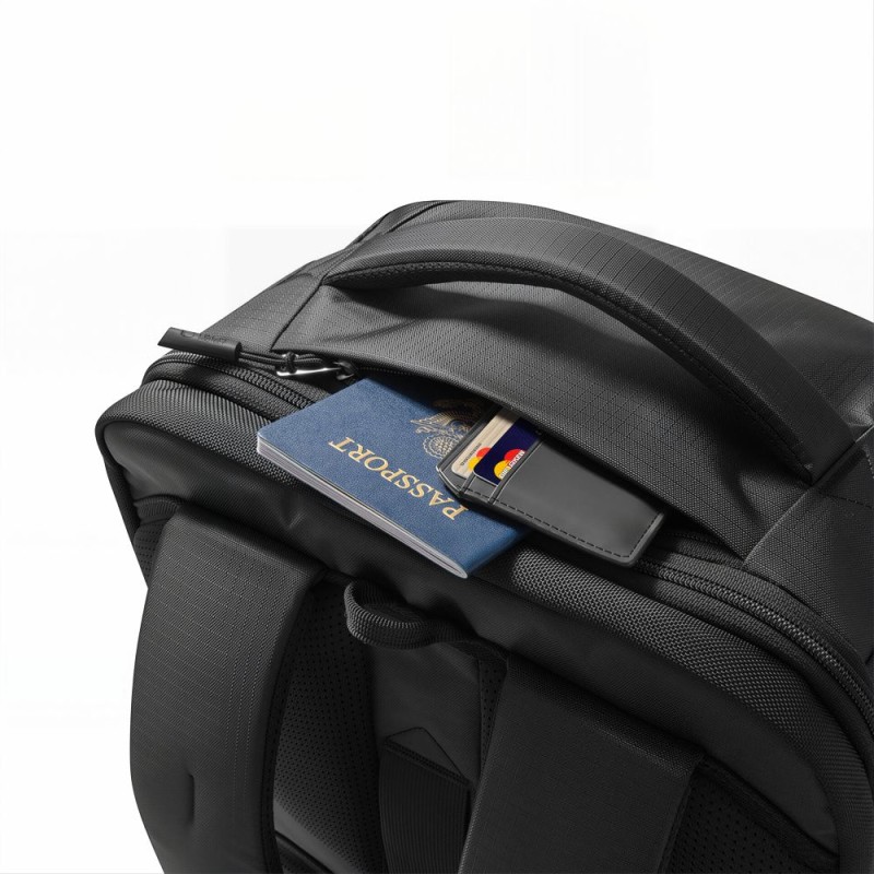 Tech-Protect Defender S70 – раница за лаптоп 24L за Ryanair & Wizz Air, 40×30×20 см, черна