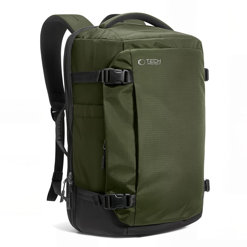 Tech-Protect Defender S70 самолетен ранец за лаптоп 24 л, 40×30×20 см – Military Green (Ryanair & Wizz Air) Tech-Protect Defender S70 самолетен ранец за лаптоп 24 л, 40×30×20 см – Military Green (Ryanair & Wizz Air)