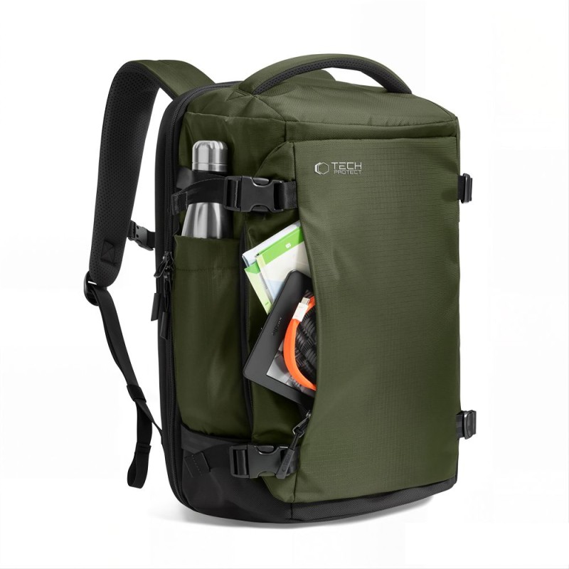 Tech-Protect Defender S70 самолетен ранец за лаптоп 24 л, 40×30×20 см – Military Green (Ryanair & Wizz Air) Tech-Protect Defender S70 самолетен ранец за лаптоп 24 л, 40×30×20 см – Military Green (Ryanair & Wizz Air)
