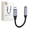TECH-PROTECT ULTRABOOST адаптер USB-C към 3.5 мм mini jack (DAC) Iron Grey TECH-PROTECT ULTRABOOST адаптер USB-C към 3.5 мм mini jack (DAC) Iron Grey
