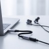 TECH-PROTECT ULTRABOOST адаптер USB-C към 3.5 мм mini jack (DAC) Iron Grey TECH-PROTECT ULTRABOOST адаптер USB-C към 3.5 мм mini jack (DAC) Iron Grey