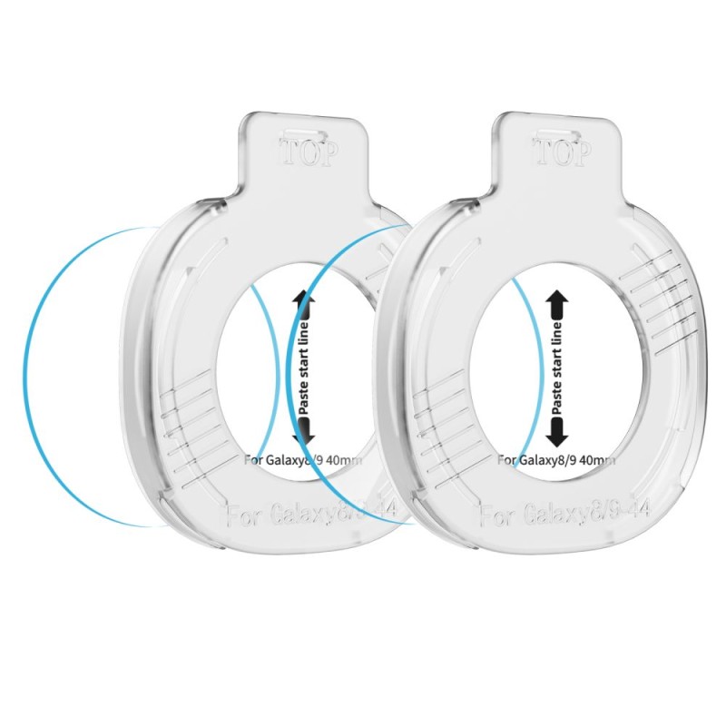 Tech-Protect Easy Set+ 2-Pack закалено стъкло за Samsung Galaxy Watch 8/9 (40 мм) Clear Tech-Protect Easy Set+ 2-Pack закалено стъкло за Samsung Galaxy Watch 8/9 (40 мм) Clear