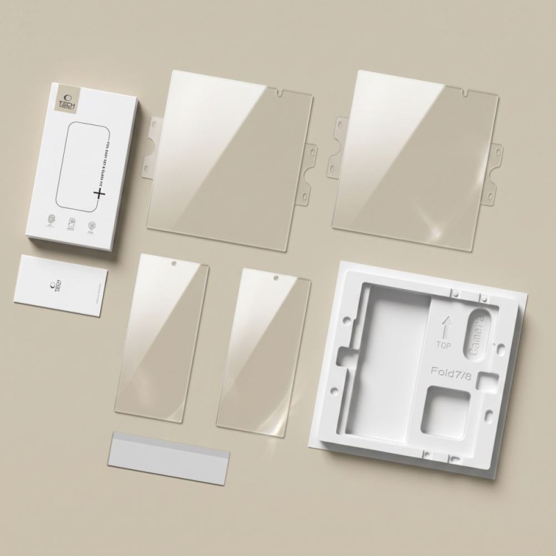 Tech-Protect Easy Set Foil & Glass Fit+ 4в1 протектор за Samsung Galaxy Z Fold 8 Ultra Clear (2x стъкло 9H + 2x хидрогел фолио Hydro Flex+) Tech-Protect Easy Set Foil & Glass Fit+ 4в1 протектор за Samsung Galaxy Z Fold 8 Ultra Clear (2x стъкло 9H + 2x хидрогел фолио Hydro Flex+)