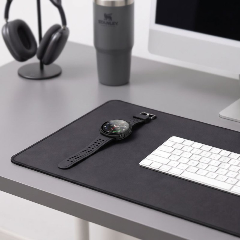 TECH-PROTECT DEFENSE 2-PACK за Samsung Galaxy Watch 8 / 9 (44 мм) – матово черно + прозрачно