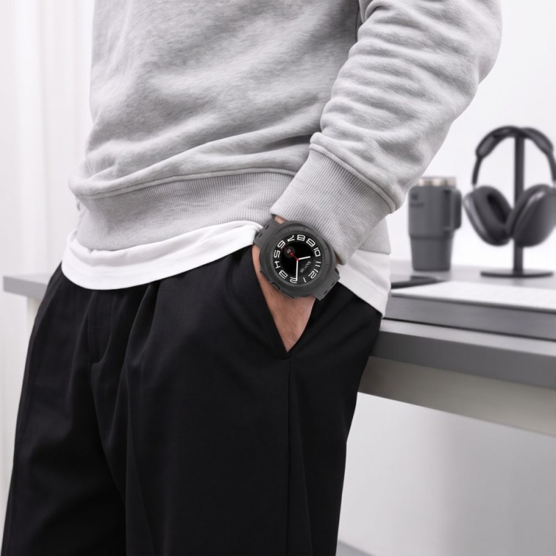 Tech-Protect Defense 2-Pack протектор за Samsung Galaxy Watch Ultra 2 2026 (47 мм) матово черно + прозрачно Tech-Protect Defense 2-Pack протектор за Samsung Galaxy Watch Ultra 2 2026 (47 мм) матово черно + прозрачно