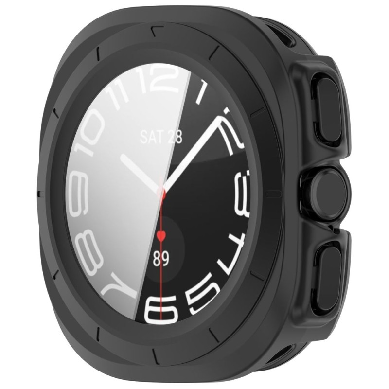 Tech-Protect Defense 2-Pack протектор за Samsung Galaxy Watch Ultra 2 2026 (47 мм) матово черно + прозрачно Tech-Protect Defense 2-Pack протектор за Samsung Galaxy Watch Ultra 2 2026 (47 мм) матово черно + прозрачно