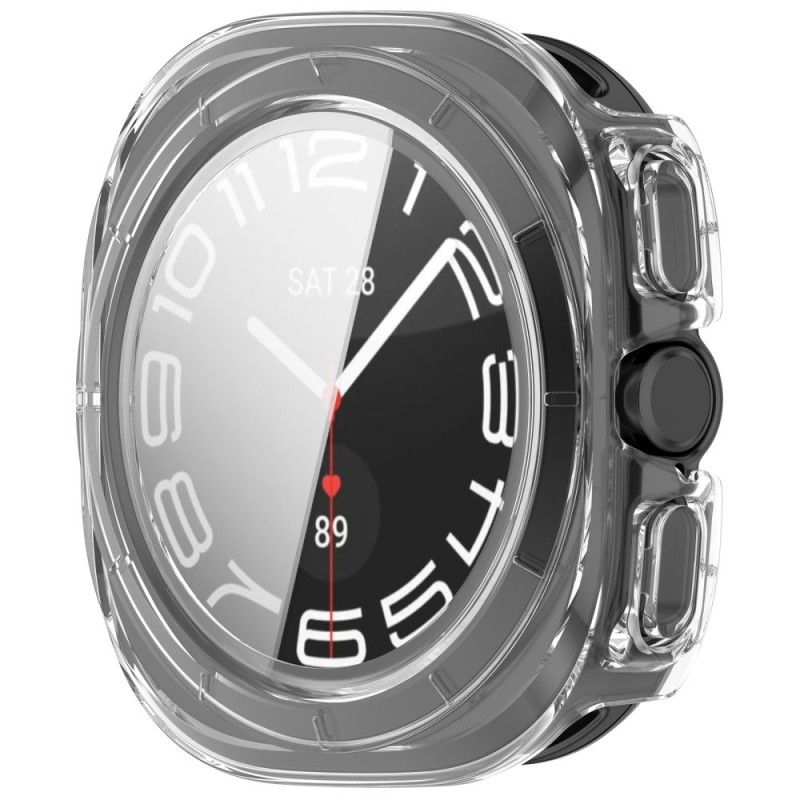Tech-Protect Defense 2-Pack протектор за Samsung Galaxy Watch Ultra 2 2026 (47 мм) матово черно + прозрачно Tech-Protect Defense 2-Pack протектор за Samsung Galaxy Watch Ultra 2 2026 (47 мм) матово черно + прозрачно