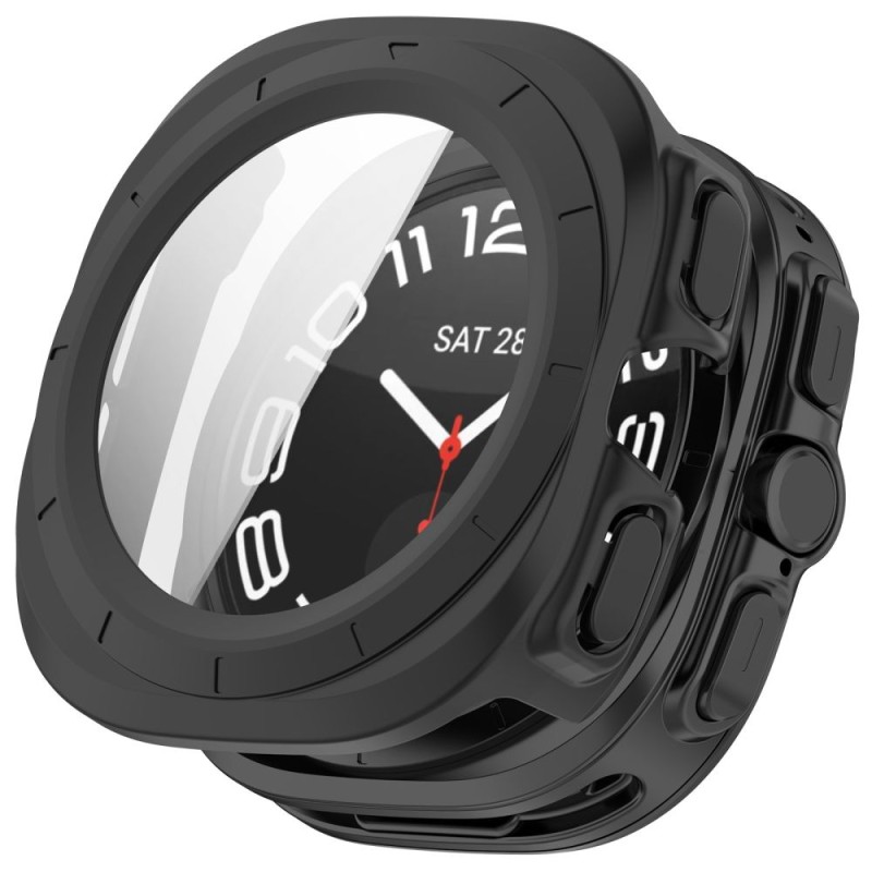 Tech-Protect Defense 2-Pack протектор за Samsung Galaxy Watch Ultra 2 2026 (47 мм) матово черно + прозрачно Tech-Protect Defense 2-Pack протектор за Samsung Galaxy Watch Ultra 2 2026 (47 мм) матово черно + прозрачно