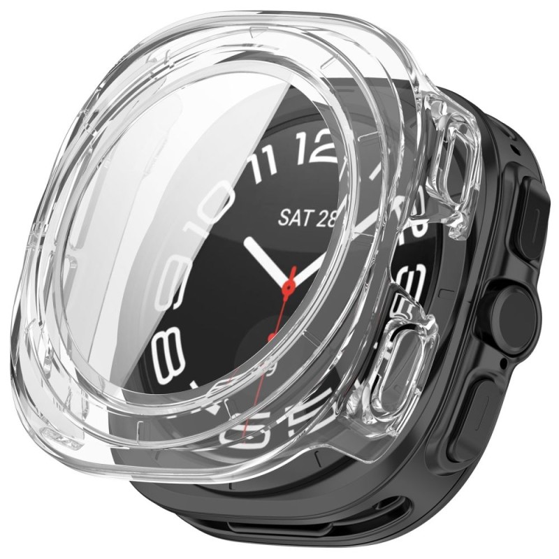 Tech-Protect Defense 2-Pack протектор за Samsung Galaxy Watch Ultra 2 2026 (47 мм) матово черно + прозрачно Tech-Protect Defense 2-Pack протектор за Samsung Galaxy Watch Ultra 2 2026 (47 мм) матово черно + прозрачно