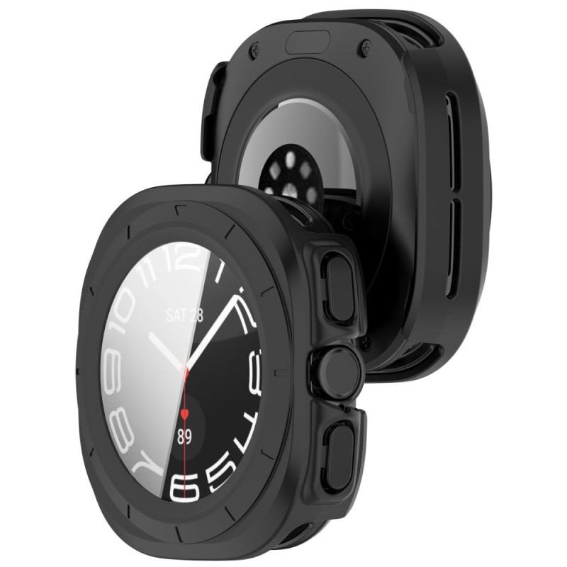 Tech-Protect Defense 2-Pack протектор за Samsung Galaxy Watch Ultra 2 2026 (47 мм) матово черно + прозрачно Tech-Protect Defense 2-Pack протектор за Samsung Galaxy Watch Ultra 2 2026 (47 мм) матово черно + прозрачно