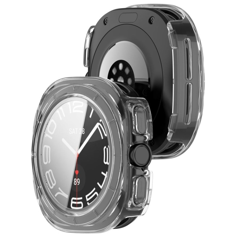 Tech-Protect Defense 2-Pack протектор за Samsung Galaxy Watch Ultra 2 2026 (47 мм) матово черно + прозрачно Tech-Protect Defense 2-Pack протектор за Samsung Galaxy Watch Ultra 2 2026 (47 мм) матово черно + прозрачно