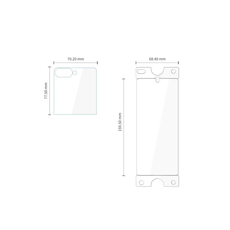 Tech-Protect Easy Set Foil & Glass Fit+ 4in1 — комплект за Samsung Galaxy Z Flip 7 / 8 (Clear) Tech-Protect Easy Set Foil & Glass Fit+ 4in1 — комплект за Samsung Galaxy Z Flip 7 / 8 (Clear)