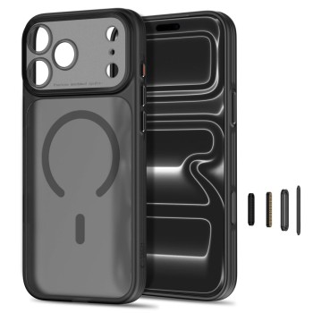 TECH-PROTECT MagPrime MagSafe CC кейс за iPhone 17 Pro Max / 18 Pro Max (матово черен)