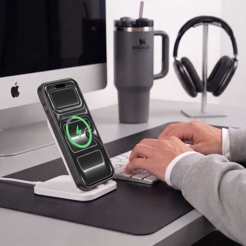 TECH-PROTECT MagPrime MagSafe CC кейс за iPhone 17 Pro Max / 18 Pro Max (матово черен)