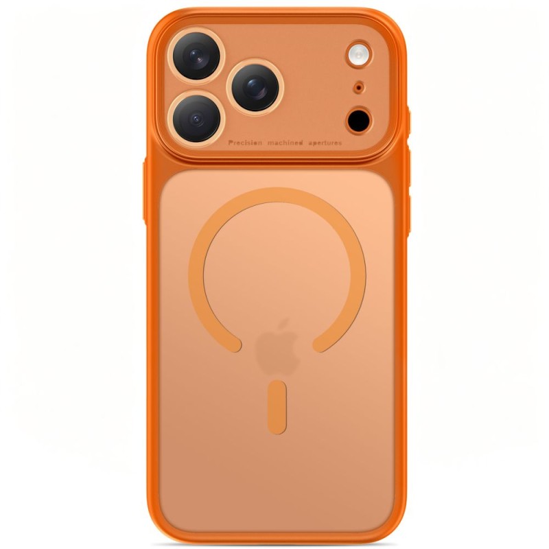 TECH-PROTECT MagPrime MagSafe CC кейс за iPhone 17 Pro / 18 Pro матов Cosmic Orange TECH-PROTECT MagPrime MagSafe CC кейс за iPhone 17 Pro / 18 Pro матов Cosmic Orange