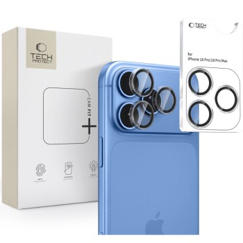 Tech-Protect Camring Fit+ протектор за камера за iPhone 18 Pro / 18 Pro Max CLEAR (прозрачен)