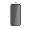 Tech-Protect Glass SPY+ Пакет 2 броя, защитно стъкло за iPhone 18 Pro Max с privacy (приватност) Tech-Protect Glass SPY+ Пакет 2 броя, защитно стъкло за iPhone 18 Pro Max с privacy (приватност)