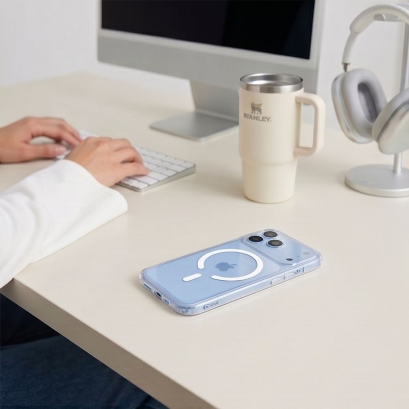 TECH-PROTECT FLEXAIR HYBRID MAGSAFE iPhone 17 Pro / 18 Pro – CLEAR TECH-PROTECT FLEXAIR HYBRID MAGSAFE iPhone 17 Pro / 18 Pro – CLEAR