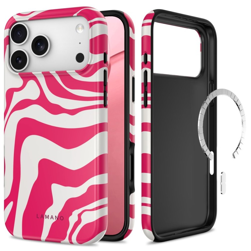 TECH-PROTECT LAMANO MagSafe за iPhone 17 Pro Max / 18 Pro Max FLAMINGO BLOOM