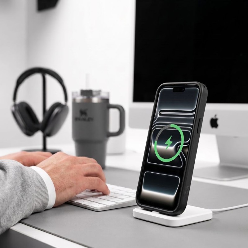 Tech-Protect Magmat Magsafe CC за iPhone 17 Pro / 18 Pro (матово черно)