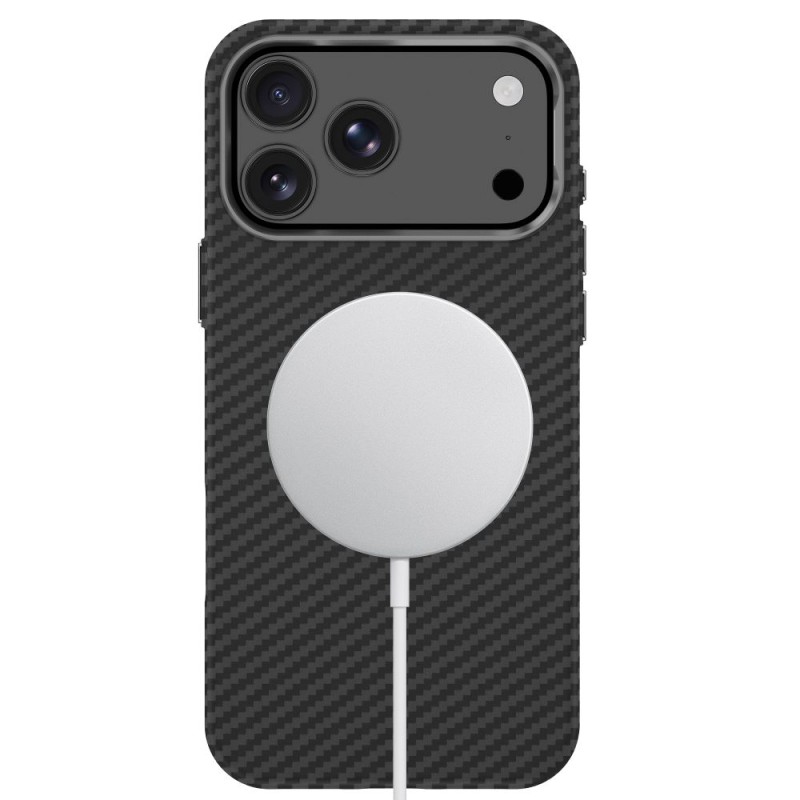 TECH-PROTECT ION CARBON MagSafe за iPhone 17 Pro / 18 Pro BLACK/SILVER TECH-PROTECT ION CARBON MagSafe за iPhone 17 Pro / 18 Pro BLACK/SILVER