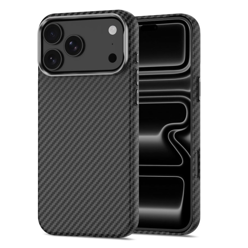 TECH-PROTECT Ion Carbon MagSafe кейс за iPhone 17 Pro Max / 18 Pro Max Black/Silver TECH-PROTECT Ion Carbon MagSafe кейс за iPhone 17 Pro Max / 18 Pro Max Black/Silver