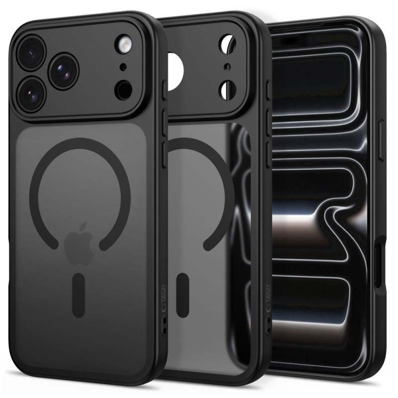 TECH-PROTECT BASICMAG MagSafe кейс за iPhone 17 Pro / 18 Pro, матово черно TECH-PROTECT BASICMAG MagSafe кейс за iPhone 17 Pro / 18 Pro, матово черно