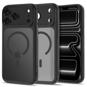 TECH-PROTECT MagPeak MagSafe CC калъф за iPhone 17 Pro / 18 Pro матово черно