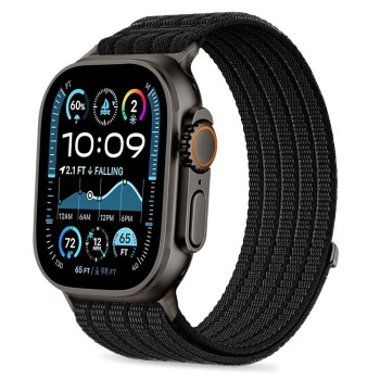 TECH-PROTECT Nylon Sport каишка за Apple Watch 8 / 9 / 10 / 11 / SE / ULTRA (44 / 45 / 46 / 49 мм) Black