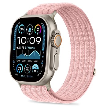 TECH-PROTECT NYLON SPORT каишка за Apple Watch 8/9/10/11/SE/Ultra (44/45/46/49 мм) Light Pink