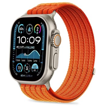 TECH-PROTECT NYLON SPORT ПРЕМИКА ЗА APPLE WATCH 8/9/10/11/SE/ULTRA (44/45/46/49 мм) ОРАНЖЕВ