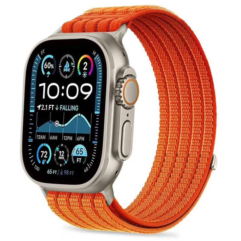 TECH-PROTECT NYLON SPORT ПРЕМИКА ЗА APPLE WATCH 8/9/10/11/SE/ULTRA (44/45/46/49 мм) ОРАНЖЕВ TECH-PROTECT NYLON SPORT ПРЕМИКА ЗА APPLE WATCH 8/9/10/11/SE/ULTRA (44/45/46/49 мм) ОРАНЖЕВ