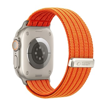 TECH-PROTECT NYLON SPORT ПРЕМИКА ЗА APPLE WATCH 8/9/10/11/SE/ULTRA (44/45/46/49 мм) ОРАНЖЕВ TECH-PROTECT NYLON SPORT ПРЕМИКА ЗА APPLE WATCH 8/9/10/11/SE/ULTRA (44/45/46/49 мм) ОРАНЖЕВ