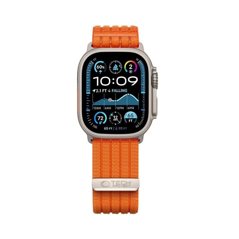 TECH-PROTECT NYLON SPORT ПРЕМИКА ЗА APPLE WATCH 8/9/10/11/SE/ULTRA (44/45/46/49 мм) ОРАНЖЕВ TECH-PROTECT NYLON SPORT ПРЕМИКА ЗА APPLE WATCH 8/9/10/11/SE/ULTRA (44/45/46/49 мм) ОРАНЖЕВ