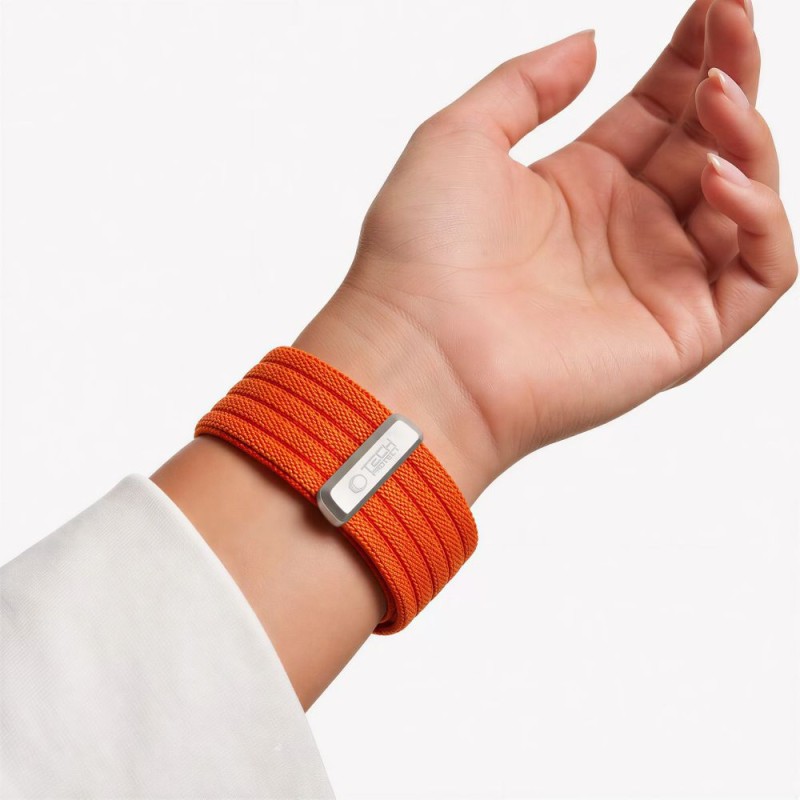 TECH-PROTECT NYLON SPORT ПРЕМИКА ЗА APPLE WATCH 8/9/10/11/SE/ULTRA (44/45/46/49 мм) ОРАНЖЕВ TECH-PROTECT NYLON SPORT ПРЕМИКА ЗА APPLE WATCH 8/9/10/11/SE/ULTRA (44/45/46/49 мм) ОРАНЖЕВ