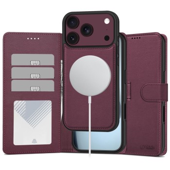 Tech-Protect Wallet MagSafe портмоне за iPhone 17 Pro Max / 18 Pro Max Mulberry