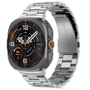 TECH-PROTECT STAINLESS метална каишка за SAMSUNG GALAXY WATCH ULTRA 1 / 2 2024-2026 (47 мм) сребърна