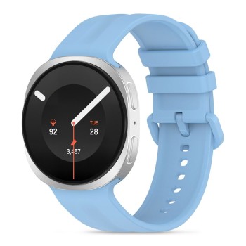 TECH-PROTECT SILICONE EVO силиконова каишка за Samsung Galaxy Watch 8 / 9 / Classic (40 / 44 / 46 мм) Baby Blue