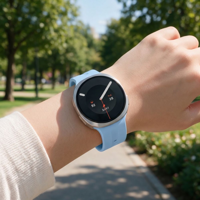 TECH-PROTECT SILICONE EVO силиконова каишка за Samsung Galaxy Watch 8 / 9 / Classic (40 / 44 / 46 мм) Baby Blue - 5906302325603