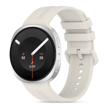 Tech-Protect Silicone Evo силиконова каишка за Samsung Galaxy Watch 8 / 9 / Classic (40 / 44 / 46 mm) Starlight
